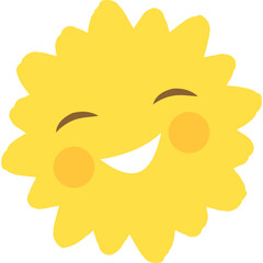 Smiling Sun Character