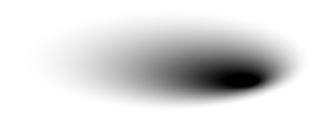 Round shadow effect. PNG shadow