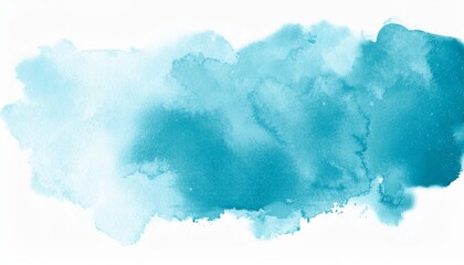 pastel blue abstract watercolor stain