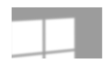 Organic drop diagonal shadow, on a white wall. Overlay effect