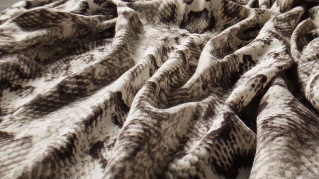 Discover the Elegant Python Print Fabric, perfect for your Fashion and Design Creations