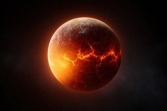 Scorched protoplanet shows intense thermal activity