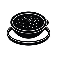 traditional steel plate serving chole bhature