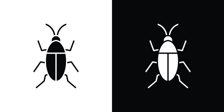 Cockroach icon. Simple high quality pictogram. Modern solid style