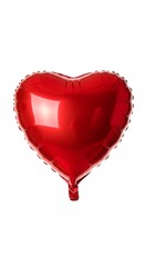 heart balloon on white background isolated 