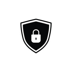 Security icon security icon with shield and lock sign
