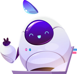 Robot with Notebook