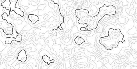 Geographic grid map, stock vector illustration, topographic line contour map background,