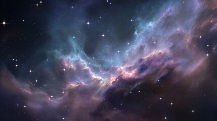 Celestial Nebula: Cosmic Background
