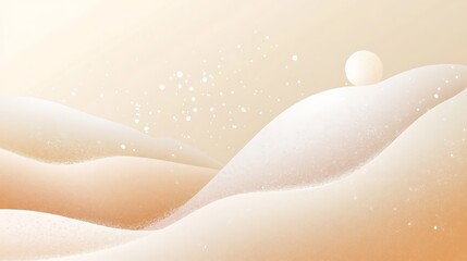 Fototapeta premium Pastel winter landscape