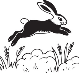 easter bunny with easter egg