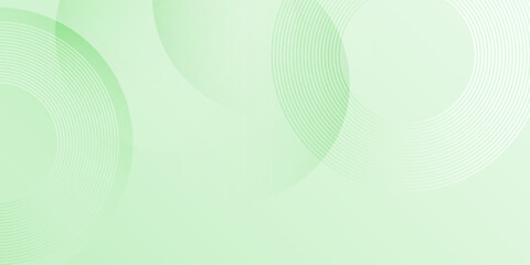 Abstract Green Background with Circular Patterns and Minimalist Design. suit for banner, web, brochure, presentation