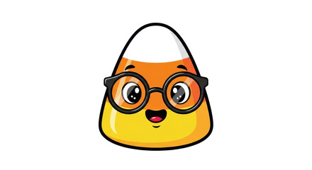 Fun Candy Character, Cute Dessert, Whimsical Illustration, Cheerful Atmosphere