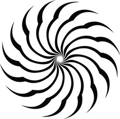 Abstract Wave Background with Flowing Continuous Lines