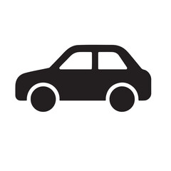 Modern car icon design for transportation and automotive concepts