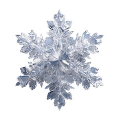 Intricate Crystal Snowflake Macro Photography