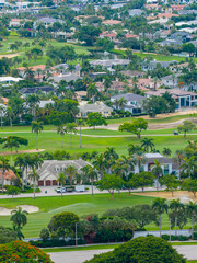 Aerial photo Boca Raton Florida USA