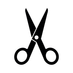 Paper Craft Scissor Icon Vector Illustration