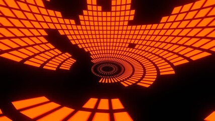 Flashing Squares Abstract Background Loop.A captivating abstract background video featuring an array of vibrant squares randomly flashing and animating in a dynamic pattern. This seamless loop footage