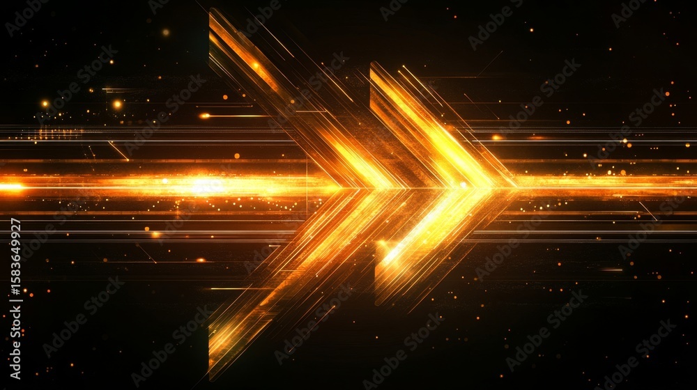Poster dynamic digital arrows futuristic abstract background graphic design tech environment abstract viewp