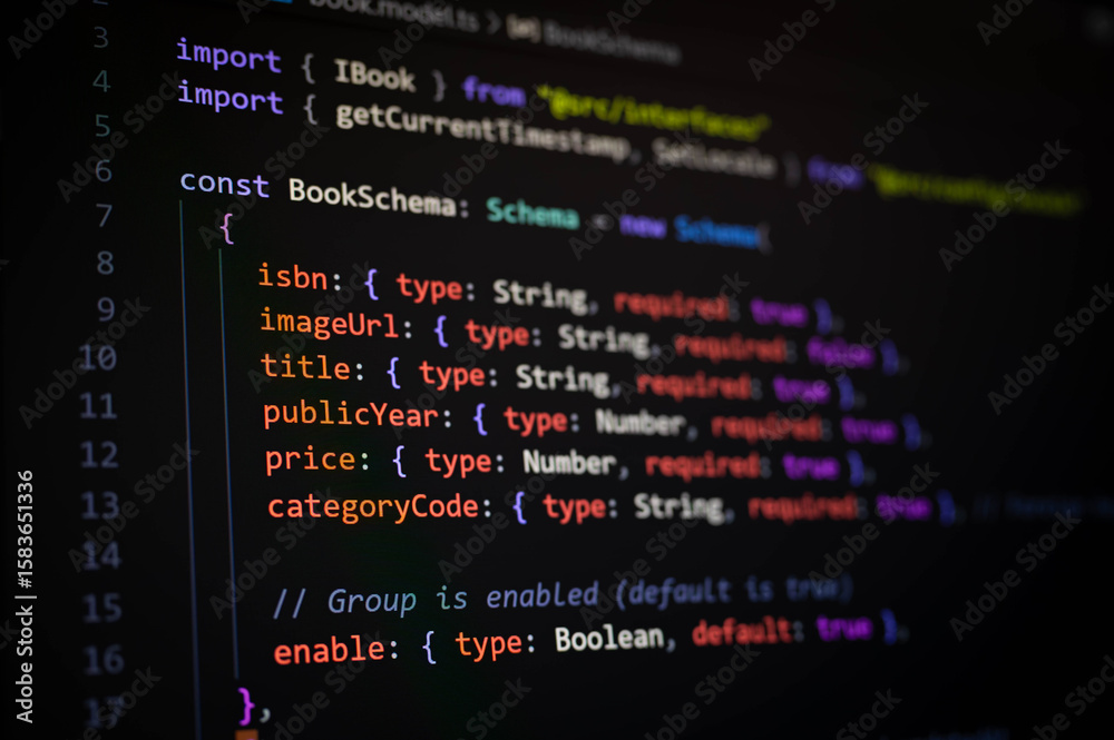 Fototapete mongoose typescript programming