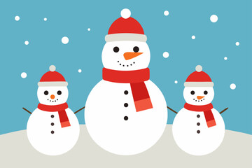 Fototapeta premium snowman