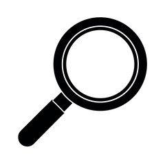 Search Magnifying Glass Icon Vector Illustration