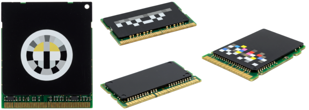 Memory chips in various angles on transparent background   - Powered by Adobe