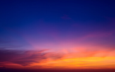 sunset sky, twilight sky