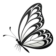 Minimalist Butterfly Illustration – Simple Line Art
