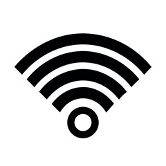 Wi Fi Signal Wave Logo Icon Vector Illustration