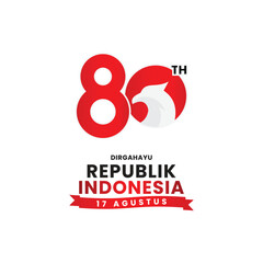 Happy 80th indonesia independence day 