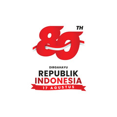 Happy 80th indonesia independence day 