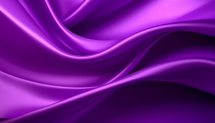 Purple silk fabric drapes in flowing folds