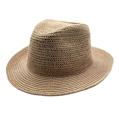 A close up of a hat isolated on transparent background