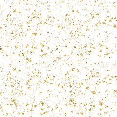 Gold glitter splatter painting overlay pattern design