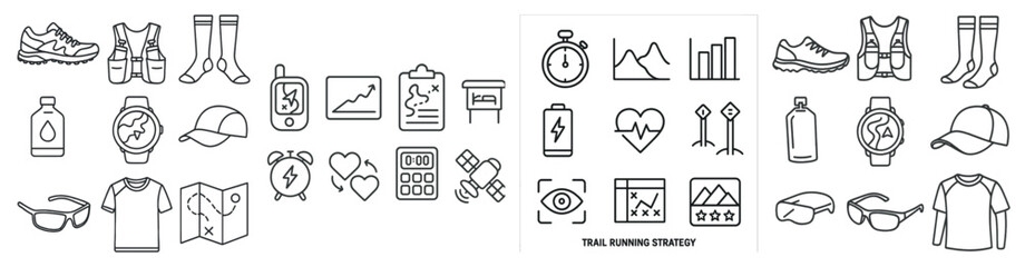 Collection of icons for various items, including a watch, a heart, and a bottle. Scene is one of organization and productivity, with the icons representing different aspects of daily life and work