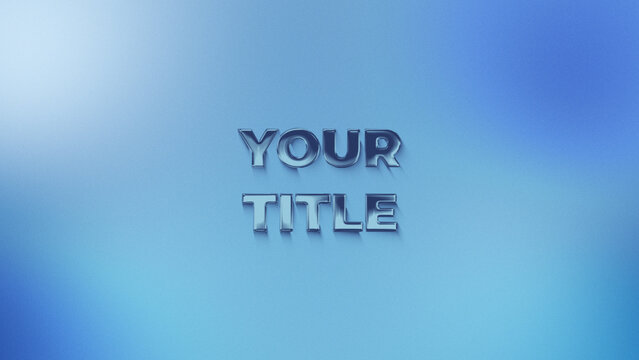 Clean Minimal Corporate Title Animation for Wide Screen