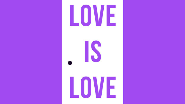 LGTBI Pride Opening Doors Loop Title Animation for Wide Screen