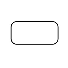 Modern geo rounded rectangle 