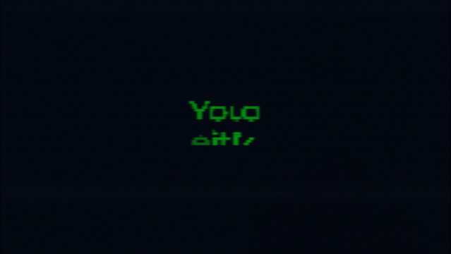 8Bit Intro Title Animation for Wide Screen