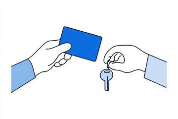 Electronic Access Card Vector