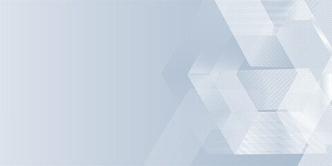 Obraz premium White abstract background with dynamic wavy hexagon texture. suitable for wallpaper simple