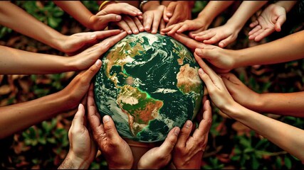 World Population Day: Unite for Peace, Protect the Planet, Say No to War — Join Forces for a Sustainable Future and a Greener, Safer World for All - Powered by Adobe