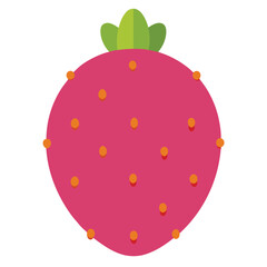 strawberry isolated on white background