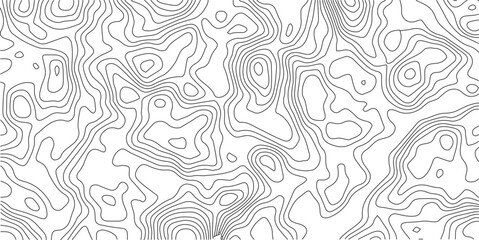 Abstract vector illustration. Contour vector map. Topographic map lines background