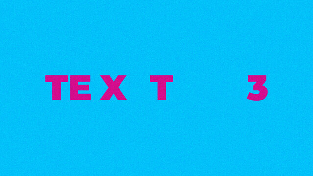 Dynamic Typography Title Animation for Wide Screen