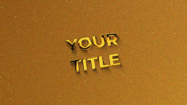 Glossy Elegant Title Animation for Wide Screen