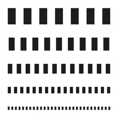 Rectangle pattern collection. Geometric shape Vector. Block grid elements. Minimalist abstract background.