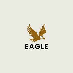 Eagle vector icon logo design illustration .